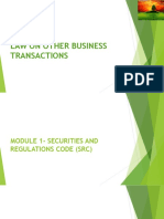 Securities and Regulations Code