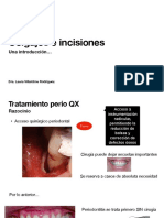 Tratamiento Periodontal Quirurgico... Colgajos e Incisiones