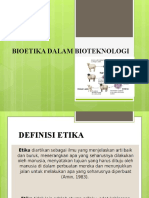 Bioetika Dalam Bioteknologi