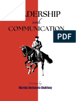 Colorful Horse and Soldier Silhouette Leadership Poster