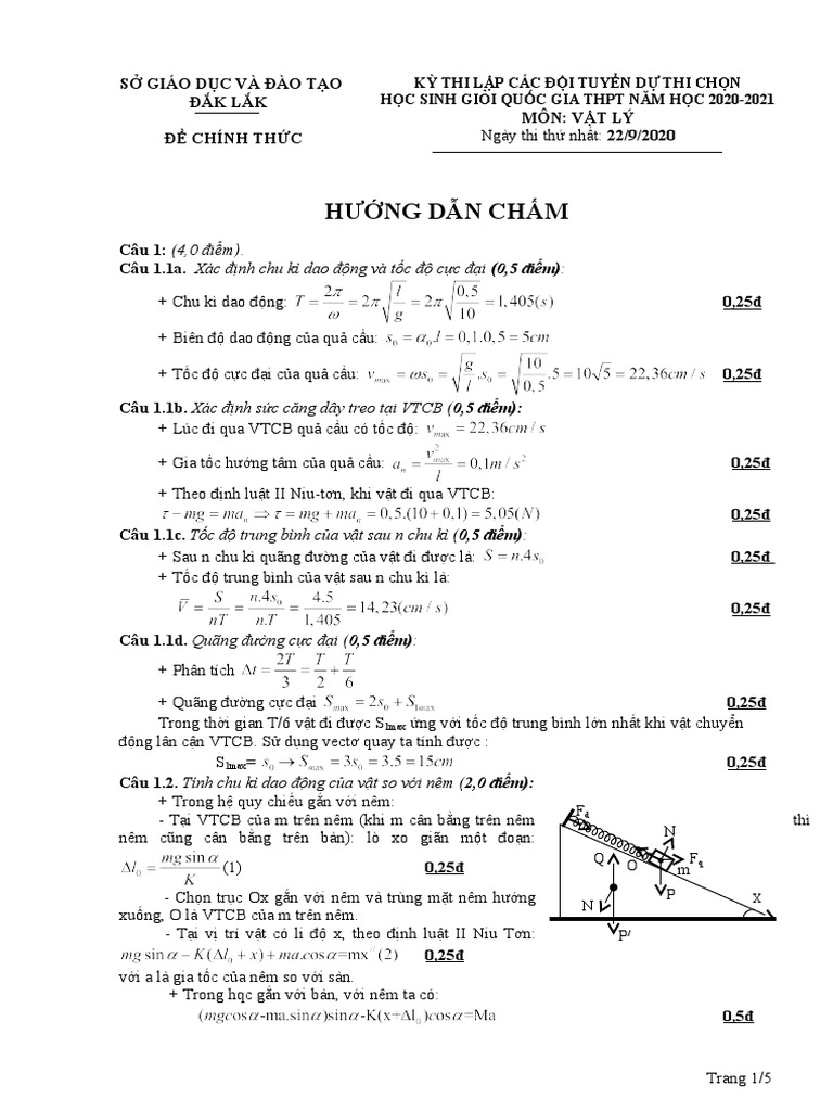 HDC de Chinh Thuc Ngay 1 | PDF