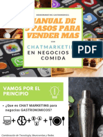 Manual de 5 Pasos de ChatMarketing para Negocios de Comida