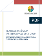 Plan Estrategico Institucional