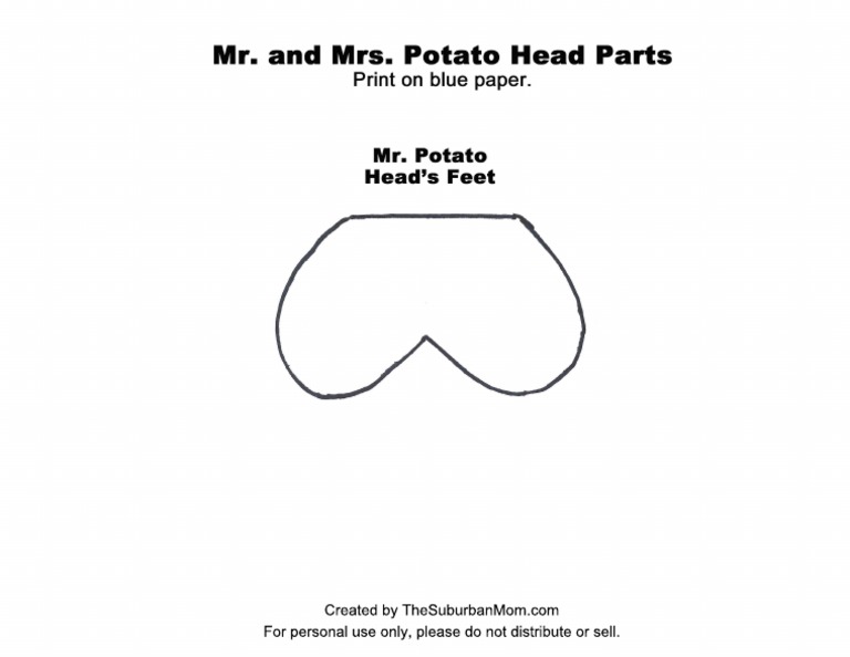 MR and Mrs Potato Head Parts Blue | PDF