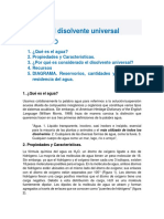 Bonus 1. El Agua. El Disolvente Universal