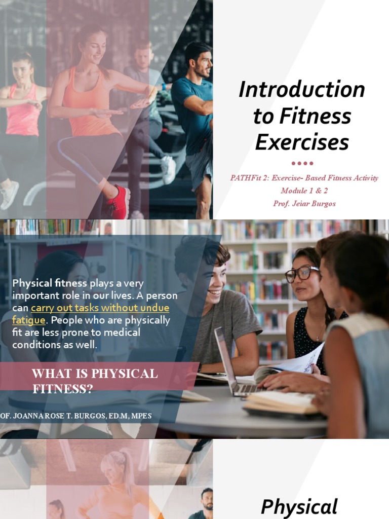 Introduction To Fitness Exercises Module 1 Pathfit 2 PDF Physical