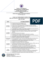 Accomplishment-Report Brigada