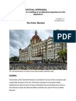 Critical Appraisal of Taj Hotel - Google Docs