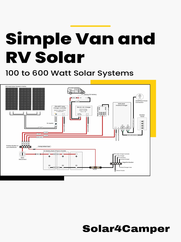 Simple Van and RV Solar Systems | PDF | Photovoltaic System | Solar Power