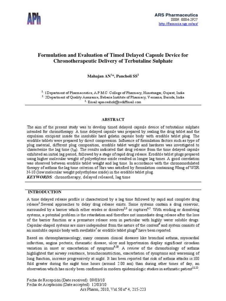 Capsule Delivery PDF Tablet (Pharmacy) Polyethylene Glycol