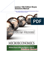 Microeconomics 10th Edition Boyes Solutions Manual