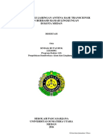 Model Topologi Jaringan Antena Base Transceiver Station Berbasis Ramah Lingkungan Di Kota Medan