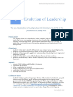 Evolution of Leadership Pt.1