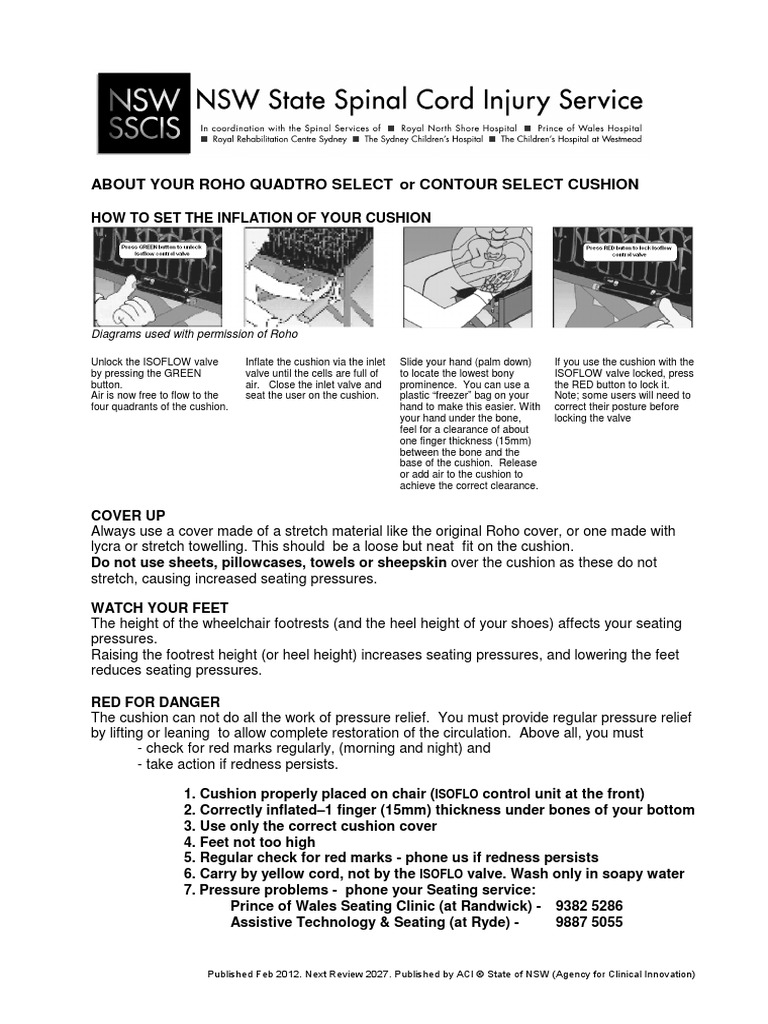 ACI SSCIS About Roho Quadtro or Contour Cushion | PDF | Valve ...