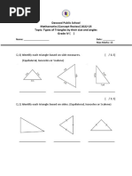 Grade 4 Angles and Lines Worksheet | PDF | Angle | Perpendicular