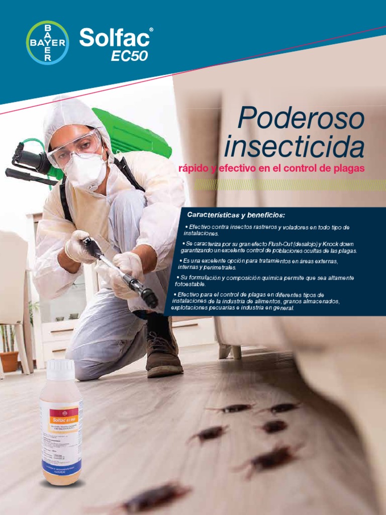 SOLFACEC50 BAYER CATAL Col | PDF | Insectos