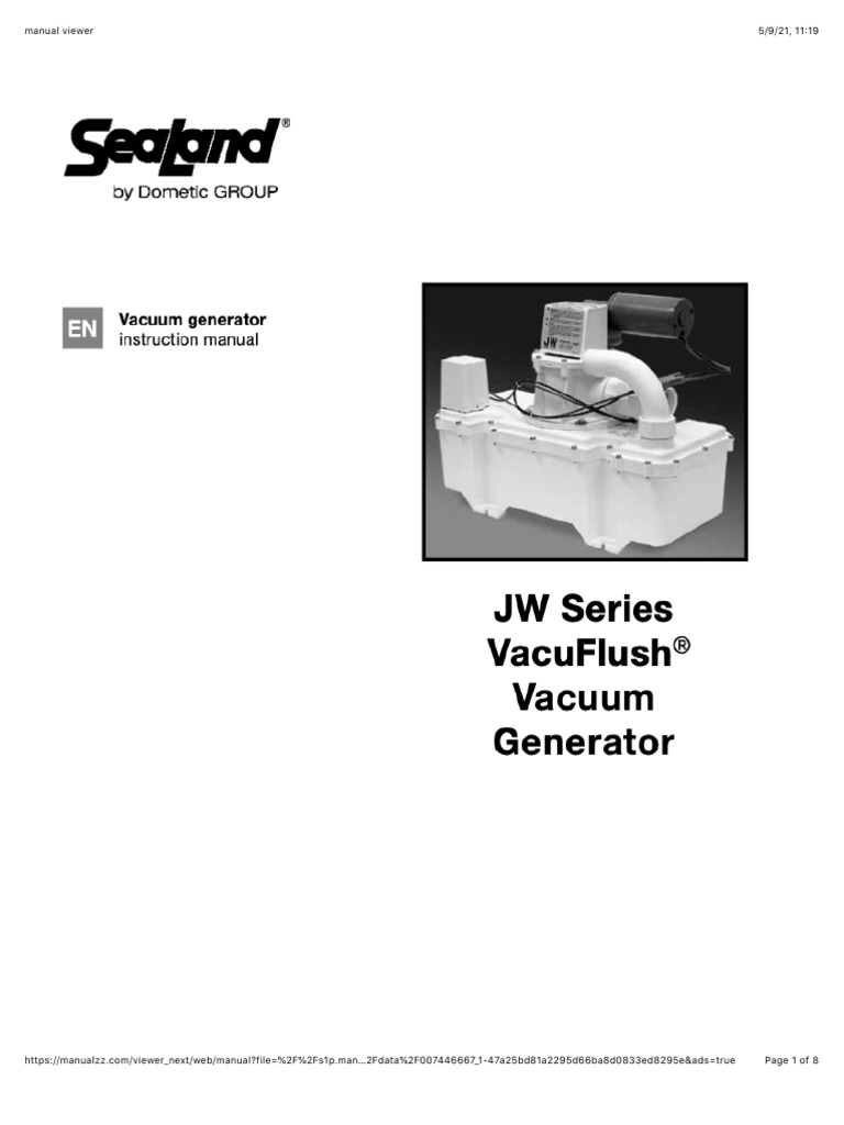 Sealand JW Manual Viewer PDF
