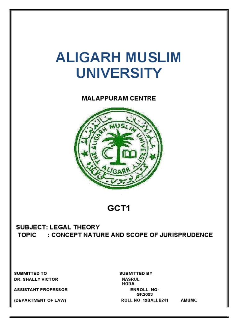 What Is Legal Theory In Jurisprudence