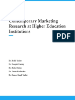 Marketing Research For Higher Education Teachers