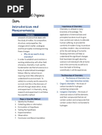 Inorganic and Organic Chem Prelims