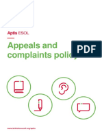 Aptis Esol Appeals and Complaints Policy