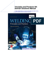 Welding Principles and Practices 5th Edition Bohnart Solutions Manual