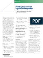 Building Improvement Capacity Capability