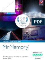 MR Memory Product Catalogue