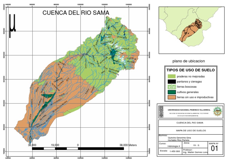 Mapa de la Cuenca del Río Sama | PDF