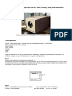 Contrucción de Proyector Con Lente Fresnel