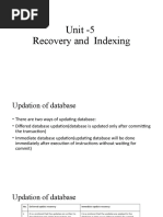 Recovery and Indexing