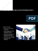 Lesson 4-Overview of Health Informatics