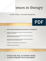 Defences in Therapy Steele Mosquera