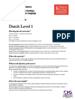 Dutch Level 1
