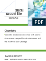 Chemistry of Life Notes