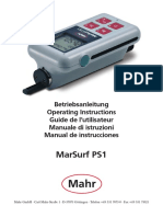 MarSurf PS1 Instruction Manual