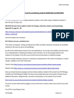 Statistics Examples For Ocr As and A Level Biology