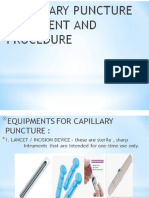 BPP Ii Slide Capillary Puncture and Equipment Procedure
