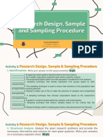 4th Quarter Lesson 3 Research Design, Sample & Sampling Procedure