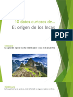10 Curiosidades - Incas