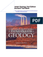 Environmental Geology 2nd Edition Reichard Test Bank