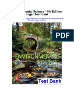 Environmental Science 14th Edition Enger Test Bank
