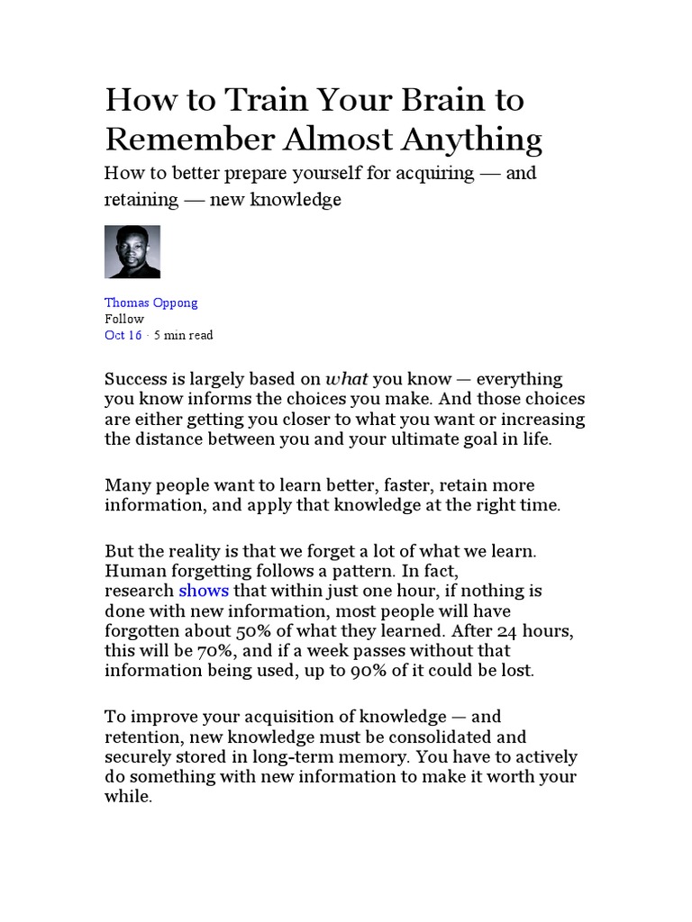 Mastering Memory through Spaced Practice | PDF | Memory | Long Term Memory