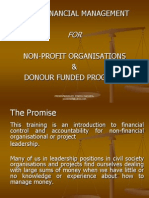 Basic Financial Management For Non-Profit Orgs