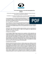 Comunicado de Prensa - Loica Pampeana. Agosto 2023