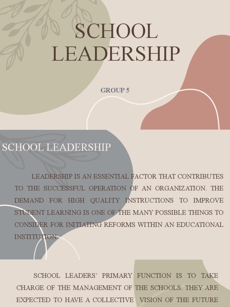 SUCCESSFUL LEADERSHIP STYLES IN EDUCATION PDF visual data 7