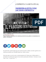 O FASCISMO À ESPREITA NA RETA FINAL - Paulo Moreira Leite