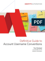 Definitive Guide To Username Conventions