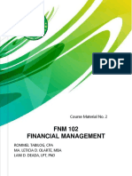 Workbook Financial-Management Midterm