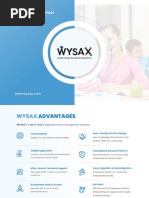 Wysax English Brochure